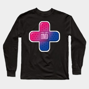 You are LOVED ~ Bi Flag Long Sleeve T-Shirt